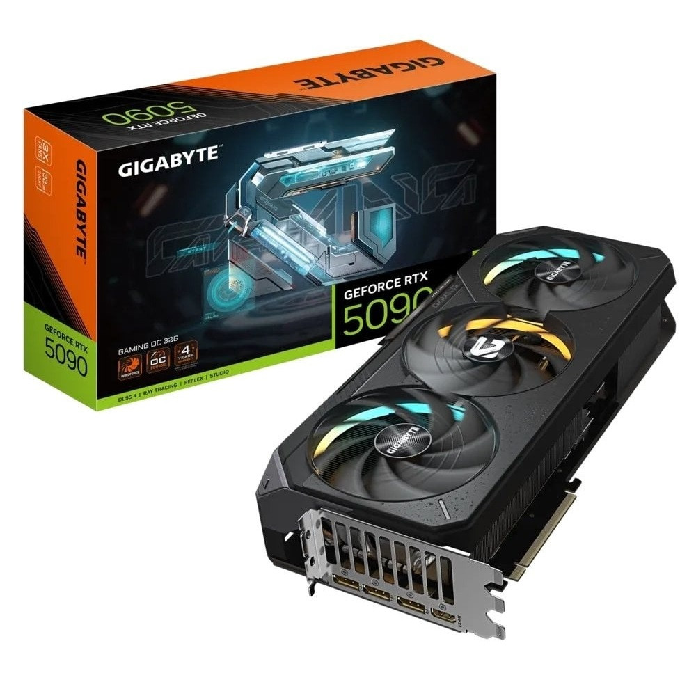 Відеокарта GF RTX 5090 32GB GDDR7 Gaming OC Gigabyte (GV-N5090GAMING OC-32GD), фото 1