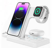 Бездротова зарядна станція 3-в-1 для iPhone, Apple Watch та AirPods