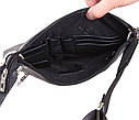 Чоловіча сумка зі штучної шкіри 600-126 Чорна, фото 5