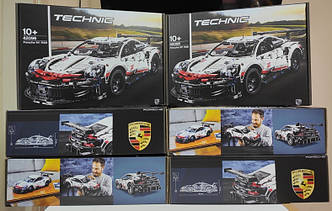 Конструктор Technic спорткар PORSCHE 911 RSR перегонова машина на 1580 деталей Порш як LEGO ЛЕГО 42096