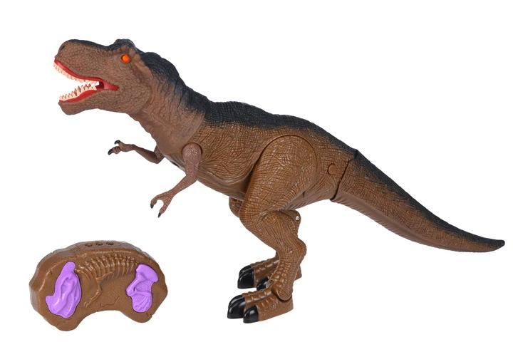 Динозавр коричневий зі світлом і звуком Тиранозавр Same Toy Dinosaur Planet RS6133Ut, фото 1
