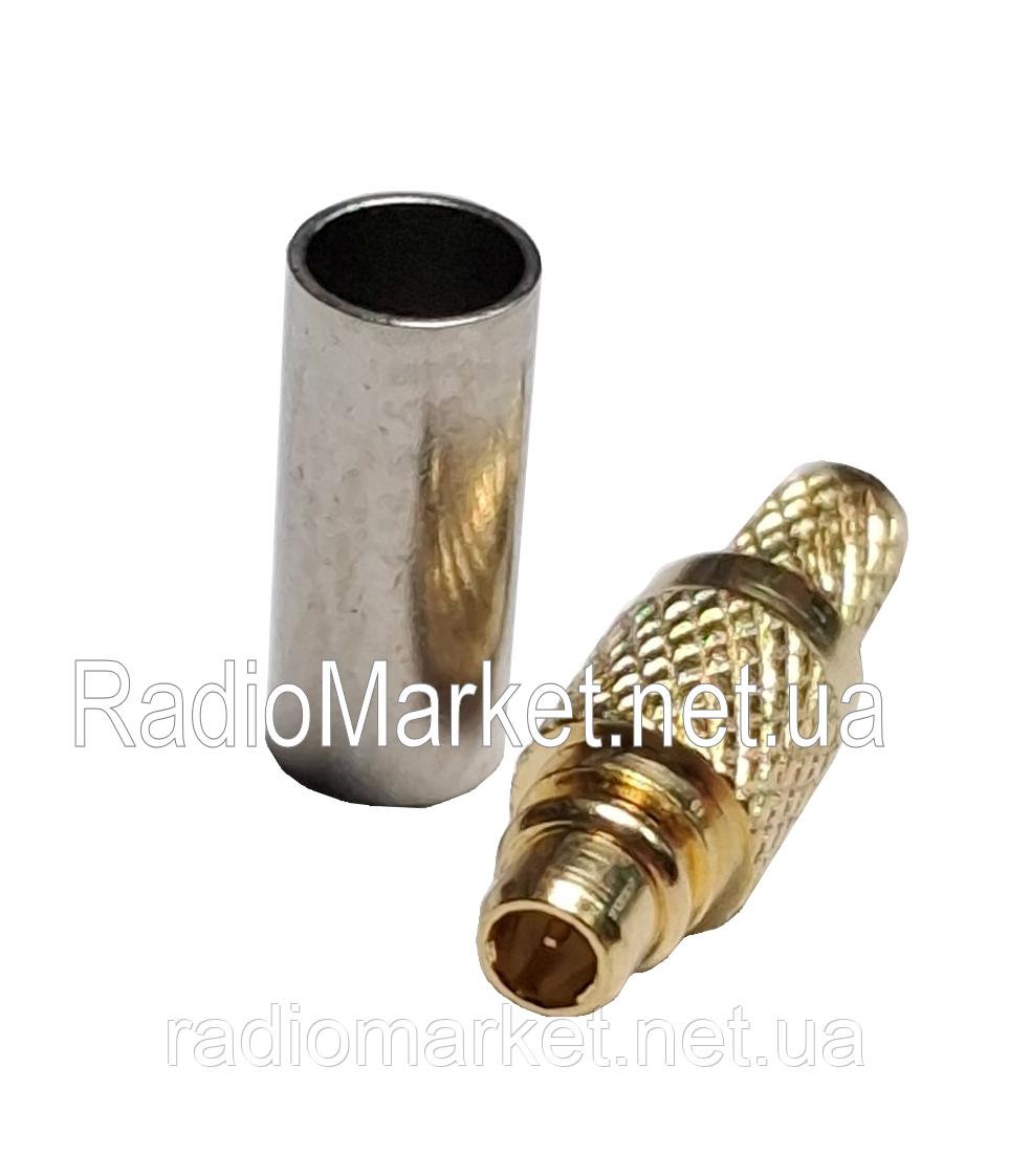 Штекер MMCX обтискне, під кабель RG-174, RG-316, фото 1