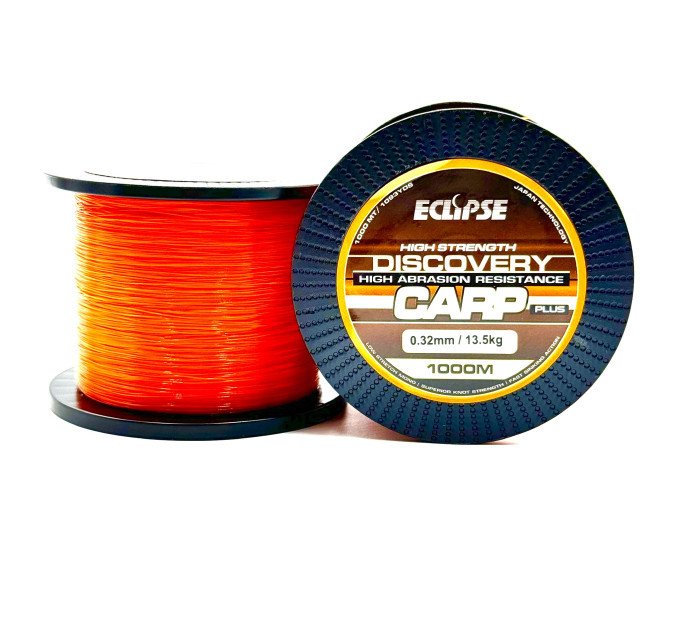 Волосінь Eclipse Discovery Carp Orange 1000m 0.30mm, фото 1