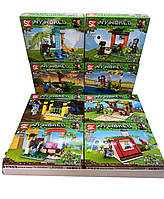 Дитячий конструктор Minecraf 79-97 деталей