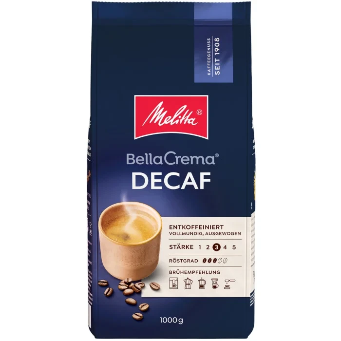 Кава в зернах Melitta Bella Crema Decaf 1кг, фото 1