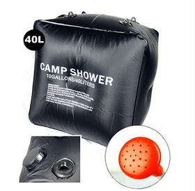 Туристичний душ Easy Camp Solar Shower 40 л для походу кемпінгу з нагріванням від сонця для комфортного використання