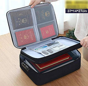 Сумка-органайзер для документів водонепроникна компактна для зберігання паперів і дрібних предметів у дорозі