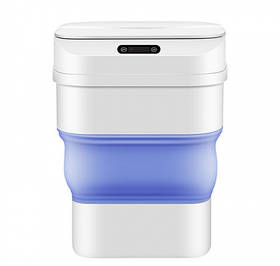 Сенсорне відро для сміття складане для дому та офісу автоматичне гігієнічне з інфрачервоним датчиком для безконтактного відкриття