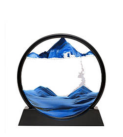 Настільна пісочна картина 3D-абстракція декор для дому офісу розслаблювальний аксесуар для спостереження