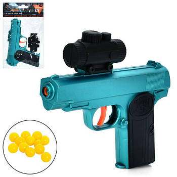 Іграшковий Пістолет 16,5 см, пластикові кулі 8010-2 G-Rich