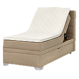 Ліжко Lucky motion 90*200см (спальна система) з матрацем, топером та механізмом трансформаціі, фото 5