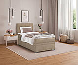 Ліжко Lucky motion 90*200см (спальна система) з матрацем, топером та механізмом трансформаціі, фото 2