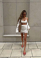 Жіночий літній костюм трійка, фото 2