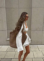 Жіночий літній костюм трійка, фото 3