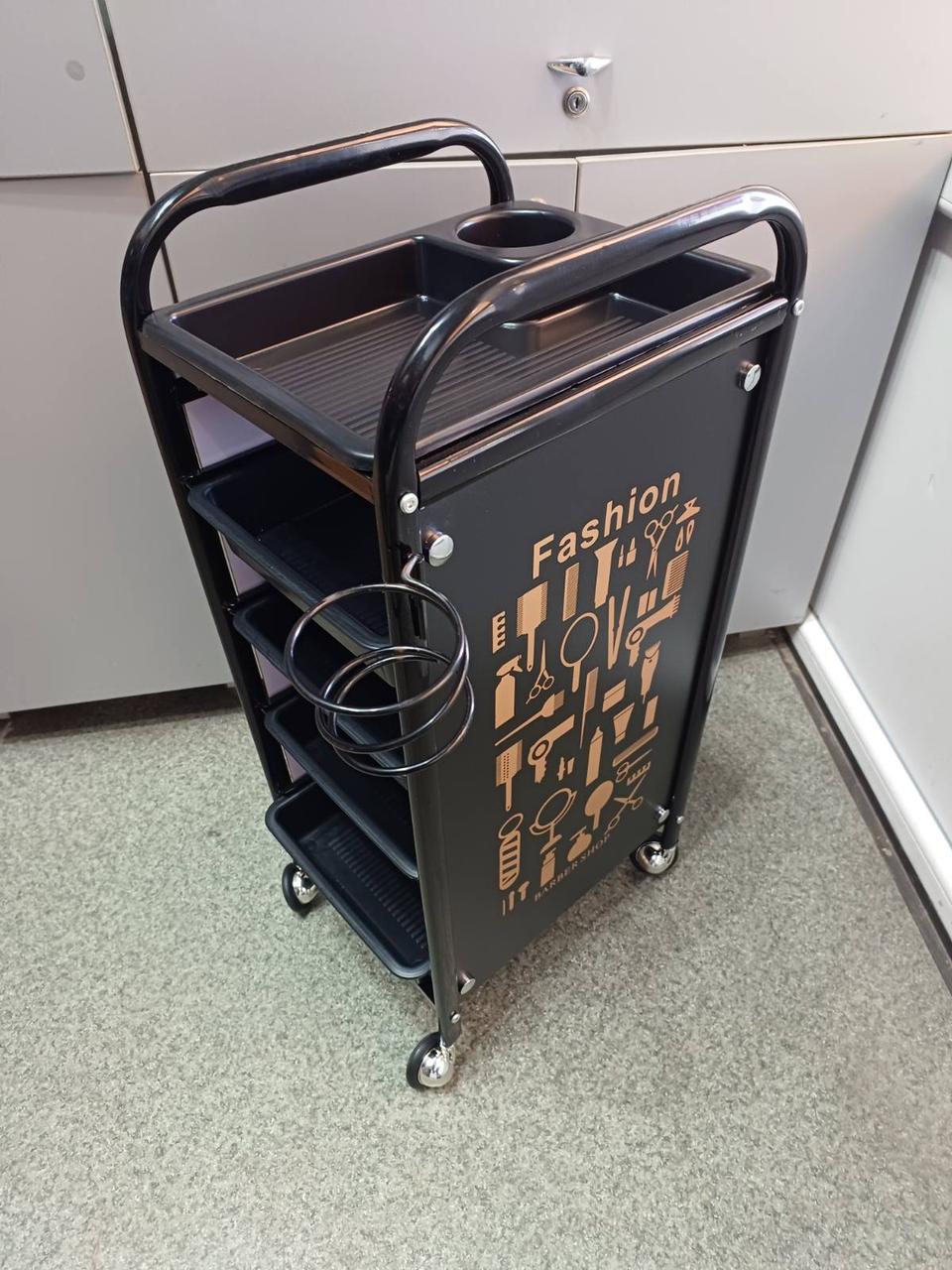 Візок перукарський на 4 полички B-17