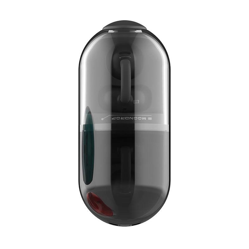 ⇒ Moondrop Pill (Black) - бездротові OWS навушники кліпси з BT6.0 / ENC / APP / 55 ms / 8+20 годин звуку!, фото 1
