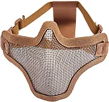 Маска захисна металева ASG для нижньої половини обличчя Tan