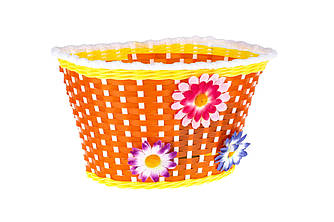 Кошик дитячий на кермо ONRIDE Funky пластиковий червоний