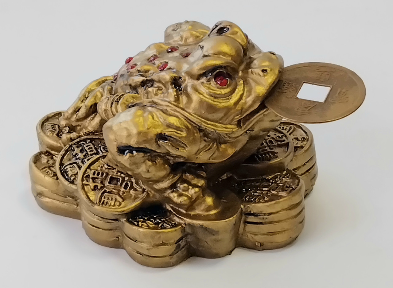 Трилапа Жаба богатства 6х7 см, фото 1