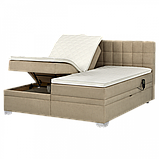 Ліжко Lucky motion 180*200см (спальна система) з матрацем, топером та механізмом трансформаціі, фото 4