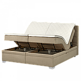 Ліжко Lucky motion 180*200см (спальна система) з матрацем, топером та механізмом трансформаціі, фото 5