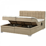 Ліжко Lucky motion 180*200см (спальна система) з матрацем, топером та механізмом трансформаціі, фото 6