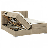 Ліжко Lucky motion 180*200см (спальна система) з матрацем, топером та механізмом трансформаціі, фото 8