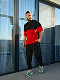 Стильний літній чоловічий спортивний костюм: штани + футболка (р.48-54). Арт-1218/29, фото 4