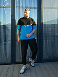 Стильний літній чоловічий спортивний костюм: штани + футболка (р.48-54). Арт-1218/29, фото 8