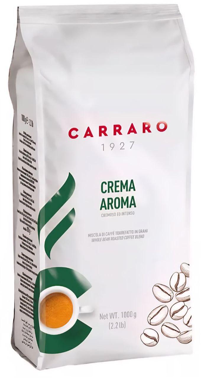 Кава в зернах Carraro Crema Aroma 1000г Італія