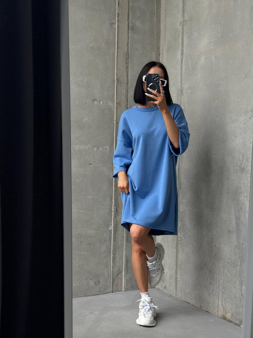 Жіноча сукня- футболка оверсайз, фото 1