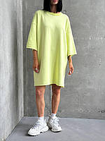 Жіноча сукня- футболка оверсайз, фото 9