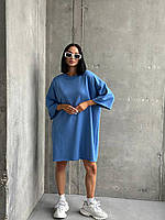Жіноча сукня- футболка оверсайз, фото 4