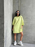 Жіноча сукня- футболка оверсайз, фото 3