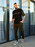Стильний літній чоловічий спортивний костюм: штани + футболка (р.48-54). Арт-1220/29, фото 4