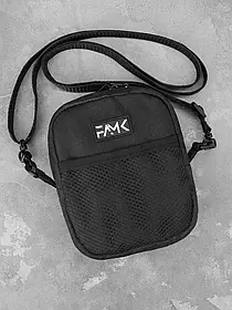 Маленька сумка месенджер через плече FAMK, Чорний