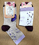 Шкарпетки жіночі стрейч "Метелик" 21-23 р. (12 пар!) (Демісезонні) Варос, фото 2