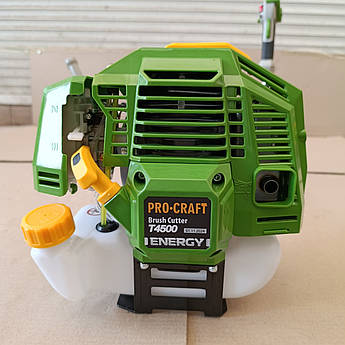 Мотокоса Procraft T4500 Energy NEW (1.2 кВт, 28мм штанга, 2-тактний) Бензокоса Прокрафт