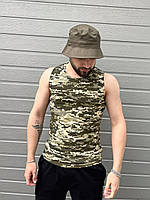 Майка військова майки чоловічі військові армійські, тактичні камуфляжна тільняшка військова піксель