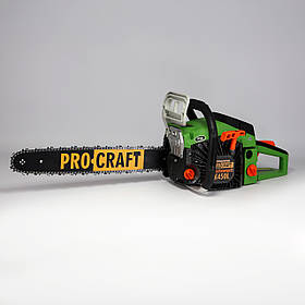 Бензопила Procraft K450L (3.6 кВт, шина 45 см) Потужна ланцюгова пилка Прокрафт K450L
