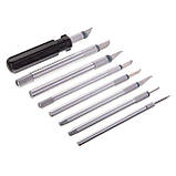 Набір скальпелів, 56 од., в пластиковому футлярі INTERTOOL HT-0530, фото 4