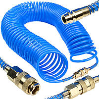 Спіральний пневматичний шланг 10м 6x8мм 8 бар M80464