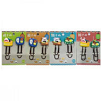 Закладка-скріпка для книг №40765 2штуки Смачники 9см 700 силіконів. Міх 646437 G-Rich