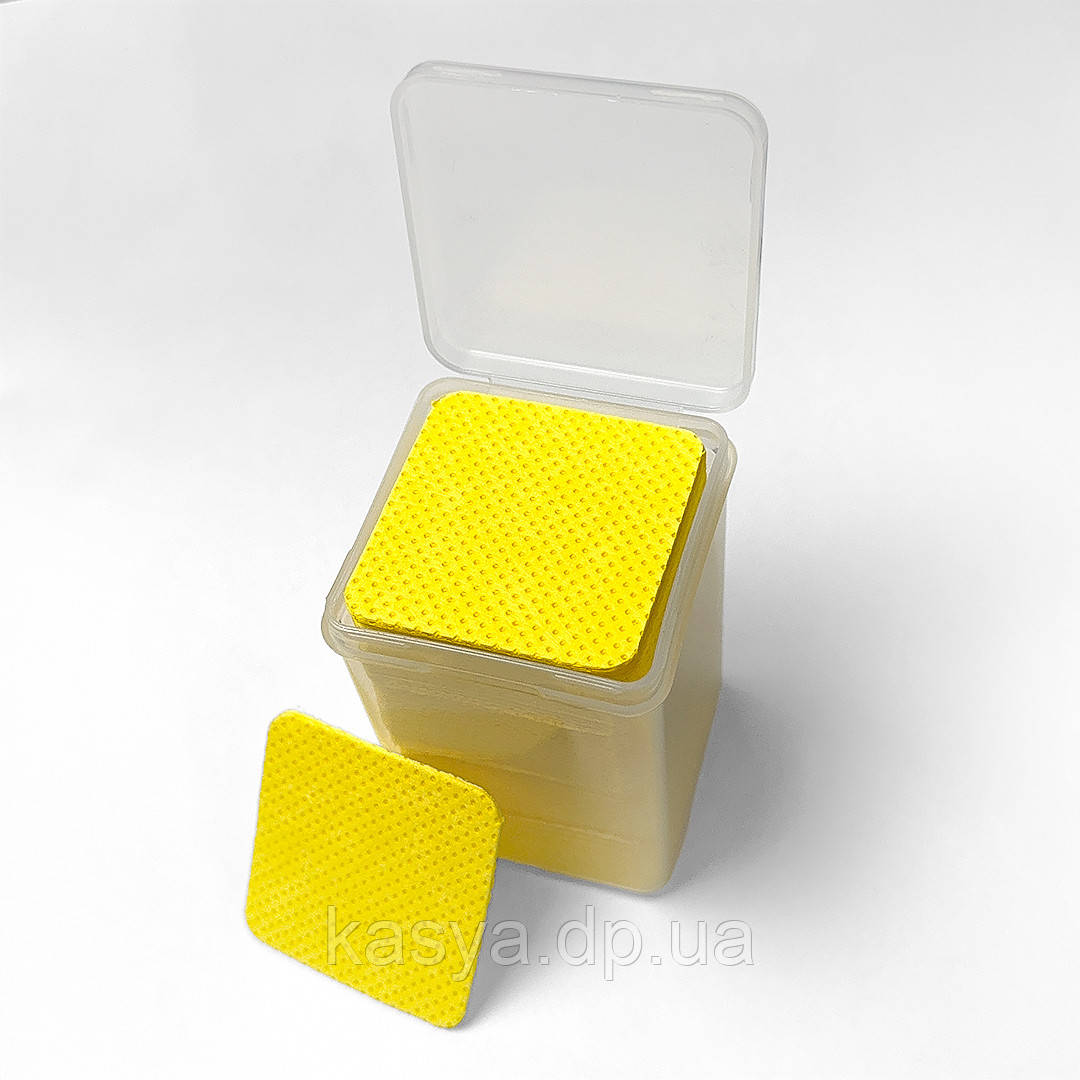 Безворсові серветки перфоровані в контейнері 200 шт, фото 1