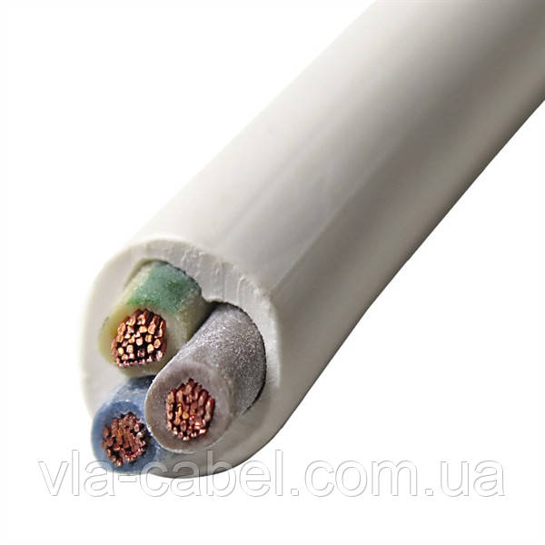 Кабель провід круглий ПВС 3х1 мідний гнучкий Одеса ГОСТ (кратно 5м), фото 1