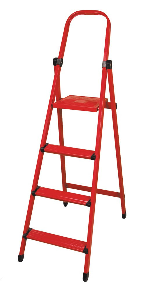 Драбина металева MASTERTOOL "МАЙСТЕР" 4 сходинки h 810 мм max 150 кг 79-1054, фото 1