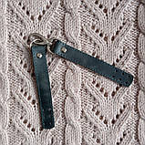 Стяжка для в'язаного рюкзака або сумки. Колір "Зелений", фото 3