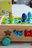 Дерев'яна каталка-сортер 3в1 WToys 22995, фото 4