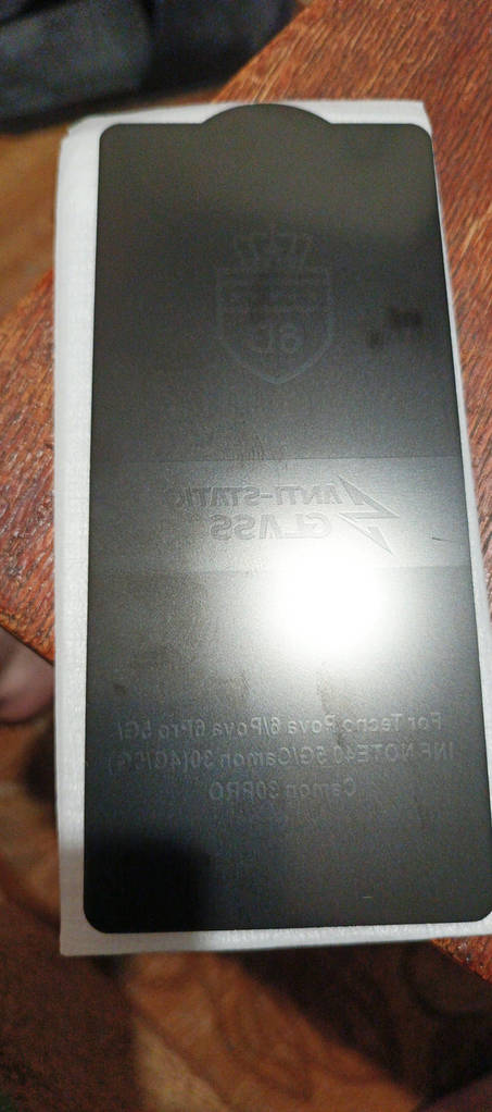 Захисне скло для Infinix Note 40 (4G)/олеофобне покриття, антистатик, преміум'якість. - фото покупців 2