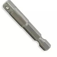 Популярний! Адаптер для інструменту Toptul для головок під шуруповерт 1/4"х1/4" L50 шестигранний (FPKA0808) - Краща якість тільки